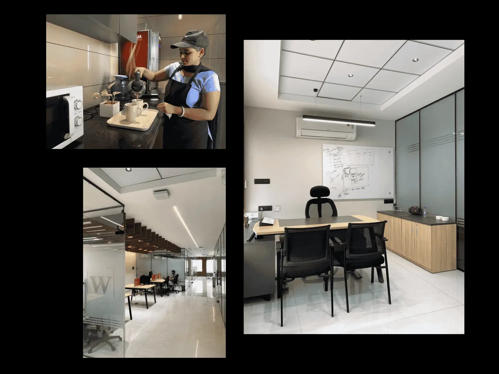 Workcave workspace interior